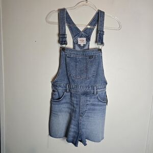 Wrangler Denim Overalls Light Wash Womens Small New